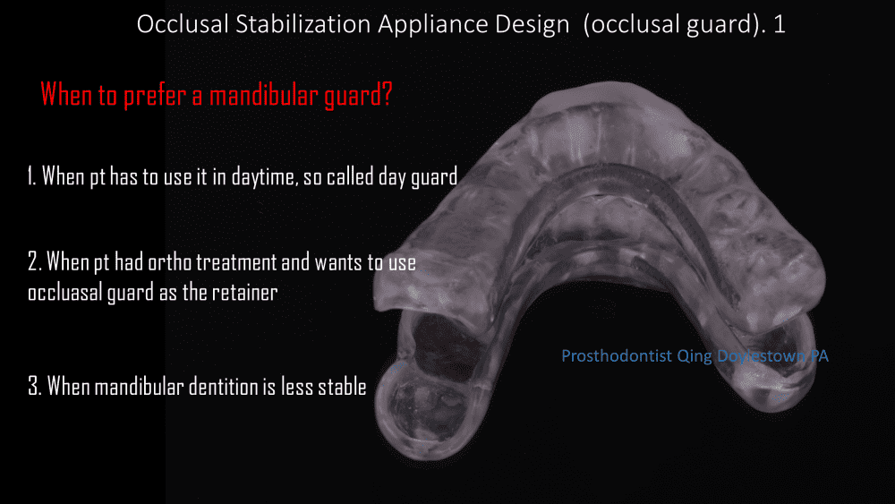 when to choose night guard on lower teeth